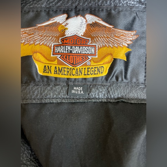 Harley-Davidson Women’s Biker Jacket Sz Medium Made in the USA - Picture 11 of 12
